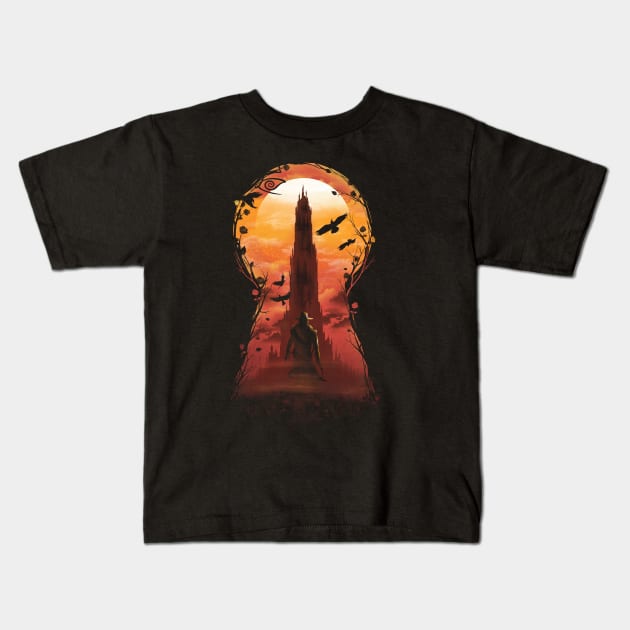 The Wind Through the Keyhole Kids T-Shirt by DANDINGEROZZ